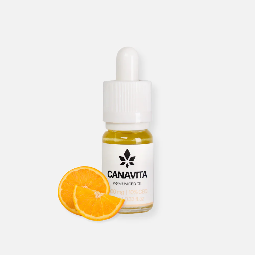 Canavita Fuldspektrum Premium CBD olie 10% Appelsin