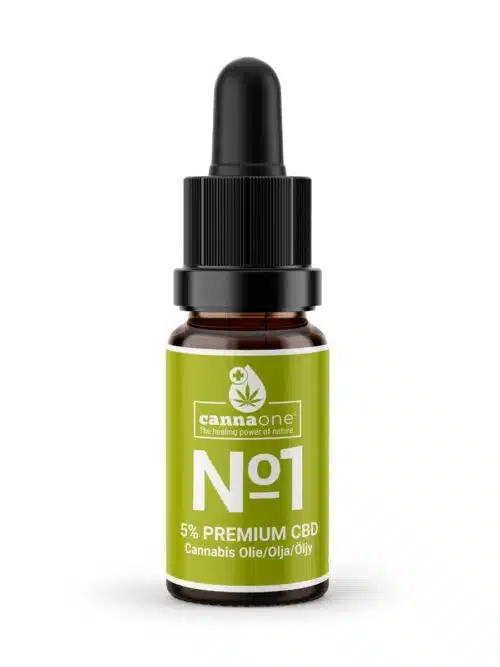 Cannaone CBD olie 500 mg. 5%. 10 ml. PREMIUM