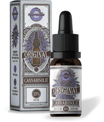 Raw Organics CBD olie (35% / 3500mg CBD)